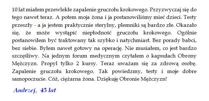 Men`s Defence opinie